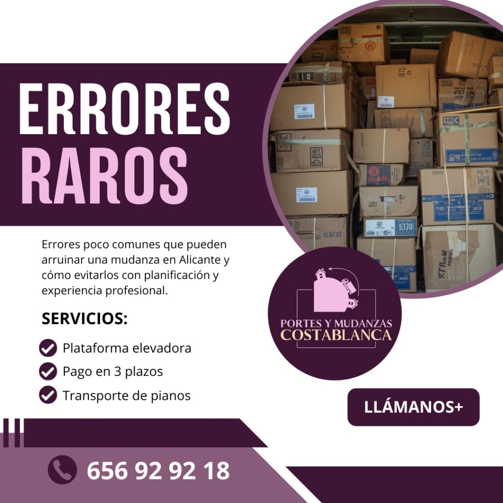 Errores raros que pueden arruinar una mudanza (y cómo evitarlos) - Tu ...